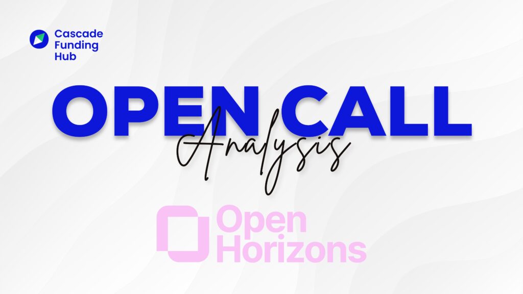 Open Horizons Open Call Analysis